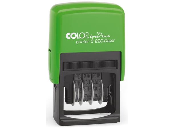 Stempel COLOP dato S220 Green Line 4mm 